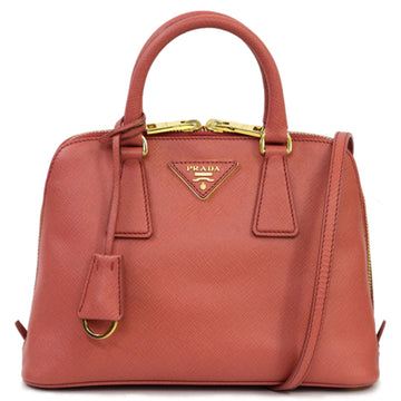 Prada handbag SAFFIANO LUX leather BL0838 Lady's men