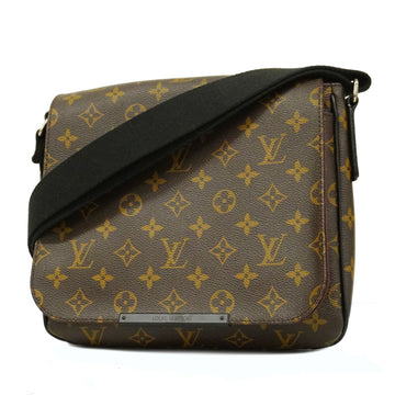 LOUIS VUITTONAuth  Monogram Macassar District PM M40935 Men's Shoulder Bag