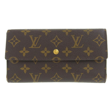 Louis Vuitton Monogram Portefeuil Porto Tresor International Long Wallet with Hook M61217