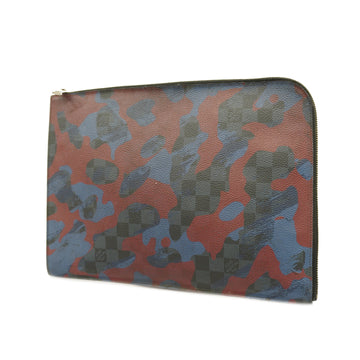 LOUIS VUITTONAuth  Damier Cobalt Camouflage Pochette Joule GM N63292