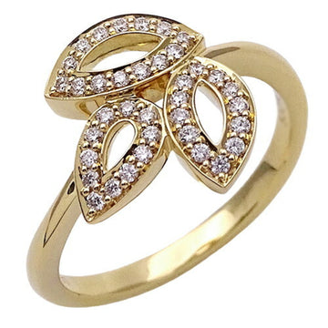 HARRY WINSTON Ring Women's Diamond 750YG Lily Cluster Yellow Gold FRDYSM1MLC Approximately No. 12 Polished