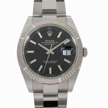 ROLEX Datejust 41 126334 Random Bright Black Men's Watch