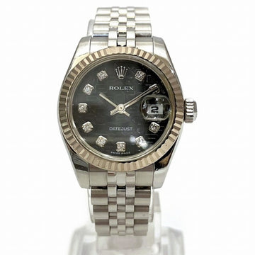 ROLEX Datejust 179174G Automatic Computer Clock Watch Ladies