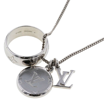 LOUIS VUITTON Necklace Ring Monogram M62485 Plated Men's