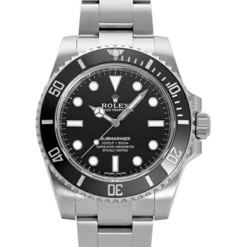 ROLEX Submariner 114060 Black/Dot Dial Watch Men's