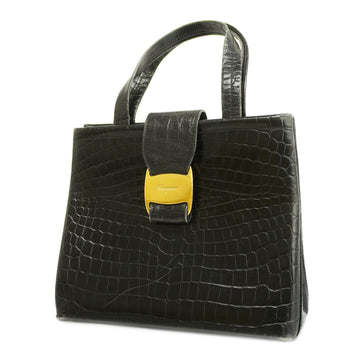 SALVATORE FERRAGAMOAuth  Vara Handbag Women's Leather Handbag Black
