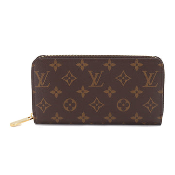 LOUIS VUITTON Monogram Zippy Wallet Round Zipper Long Rose Ballerine M41894 RFID