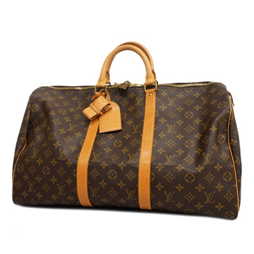 LOUIS VUITTONAuth  Monogram Keepol 50 M41426 Boston Bag