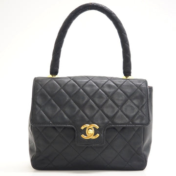 CHANEL/ Matelasse Turnlock Coco Mark Handbag Black Ladies