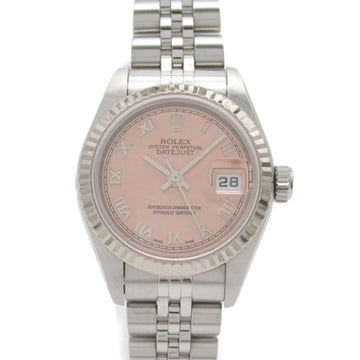 ROLEX Datejust Y Wrist Watch watch Wrist Watch 179174 Mechanical Automatic Pink K18WG[WhiteGold] Stainless Steel 179174