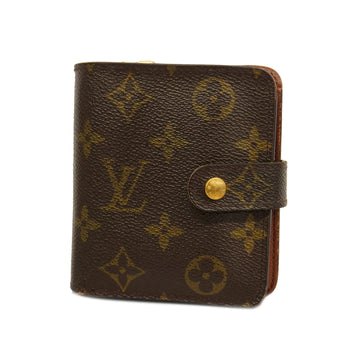 LOUIS VUITTONAuth  Monogram Compact Zip M61667 Wallet [bi-fold]