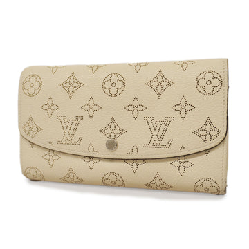 LOUIS VUITTONAuth  Mahina Long Bi-fold Wallet Portofeuilis M60177 Off White