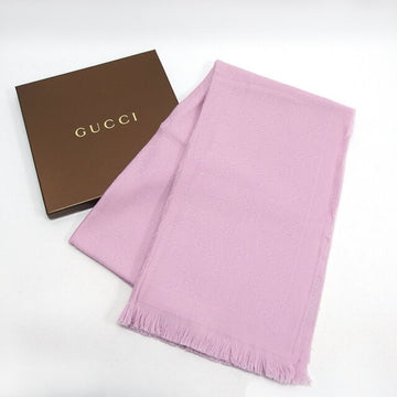 GUCCI GG pattern muffler stole shawl scarf pink