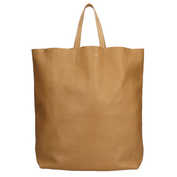 CELINE tote bag leather beige ladies