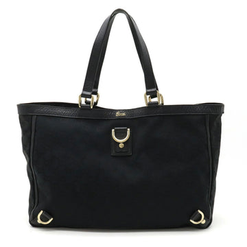 GUCCI tote bag shoulder leather black 141472