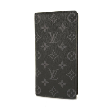 LOUIS VUITTONAuth  Monogram Eclipse Portofeuil Brother M61697 Men's Long Wallet [bi-fold]