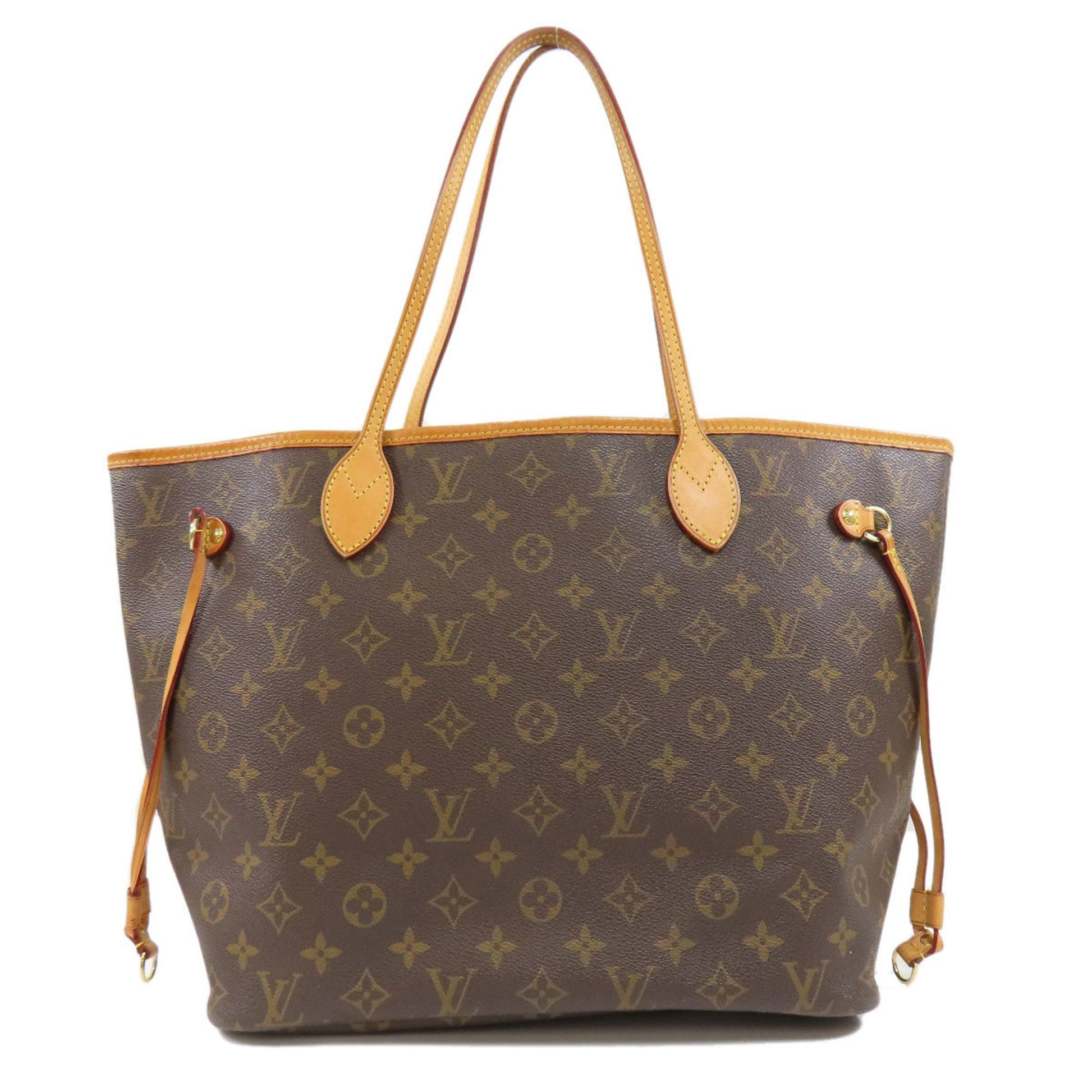 LOUIS VUITTON Tote Bag M40156 Neverfull MM Monogram canvas Brown Women Used
