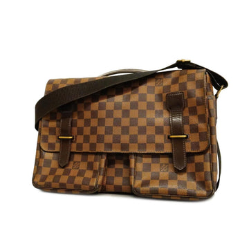 LOUIS VUITTON Shoulder Bag Damier Broadway N42270 Ebene Men's Women's