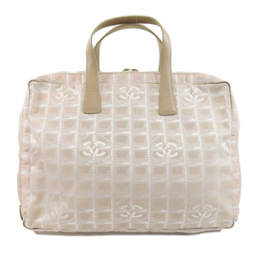 CHANEL new line handbag nylon jacquard ladies