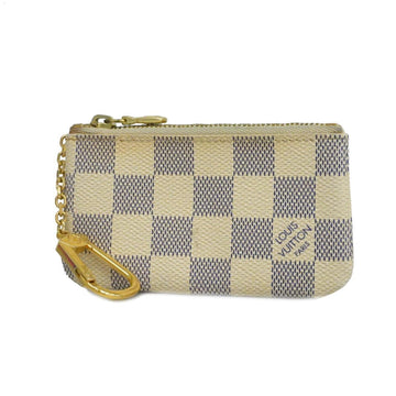 LOUIS VUITTON Wallet/Coin Case Damier Azur Pochette Cleat N62659 Ivory Ladies