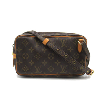 LOUIS VUITTON Pochette Marly Bandlier Brown Monogram PVC coated canvas M51828