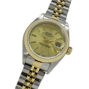 ROLEX Datejust 79173 P number watch ladies automatic winding AT stainless steel SS gold YG combination polished