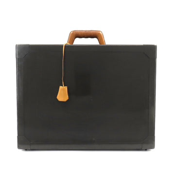 HERMES Espace GM Attache Case Carbon Chamonix Black Brown 150th Anniversary Limited to 500 Vintage