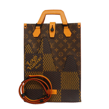 LOUIS VUITTONAuth  Monogram 2way Bag Damier Giant LV X NIGO Collaboration