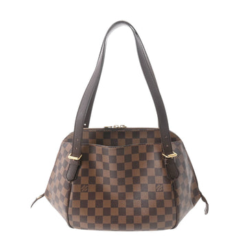 LOUIS VUITTON Damier Belem MM Brown N51174 Ladies Canvas Handbag