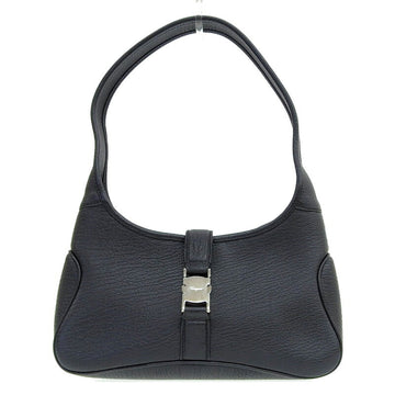 Salvatore Ferragamo Leather Shoulder Bag Black