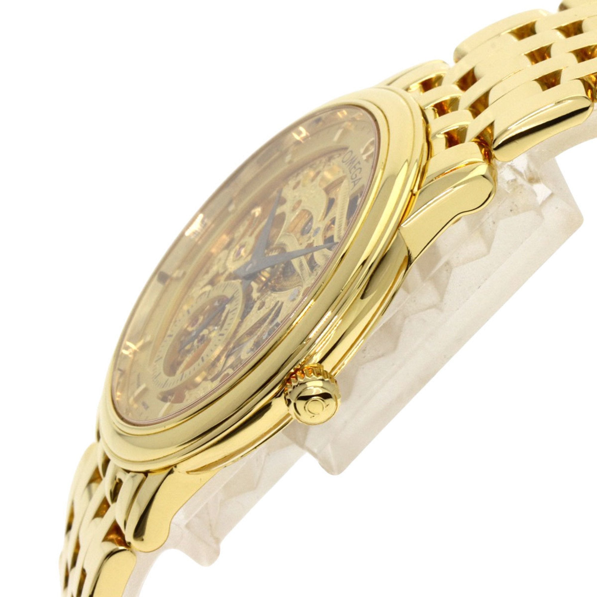 Mens gold omega on sale watch