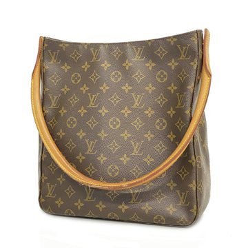 LOUIS VUITTON Shoulder Bag Monogram Looping GM M51145 Brown Ladies