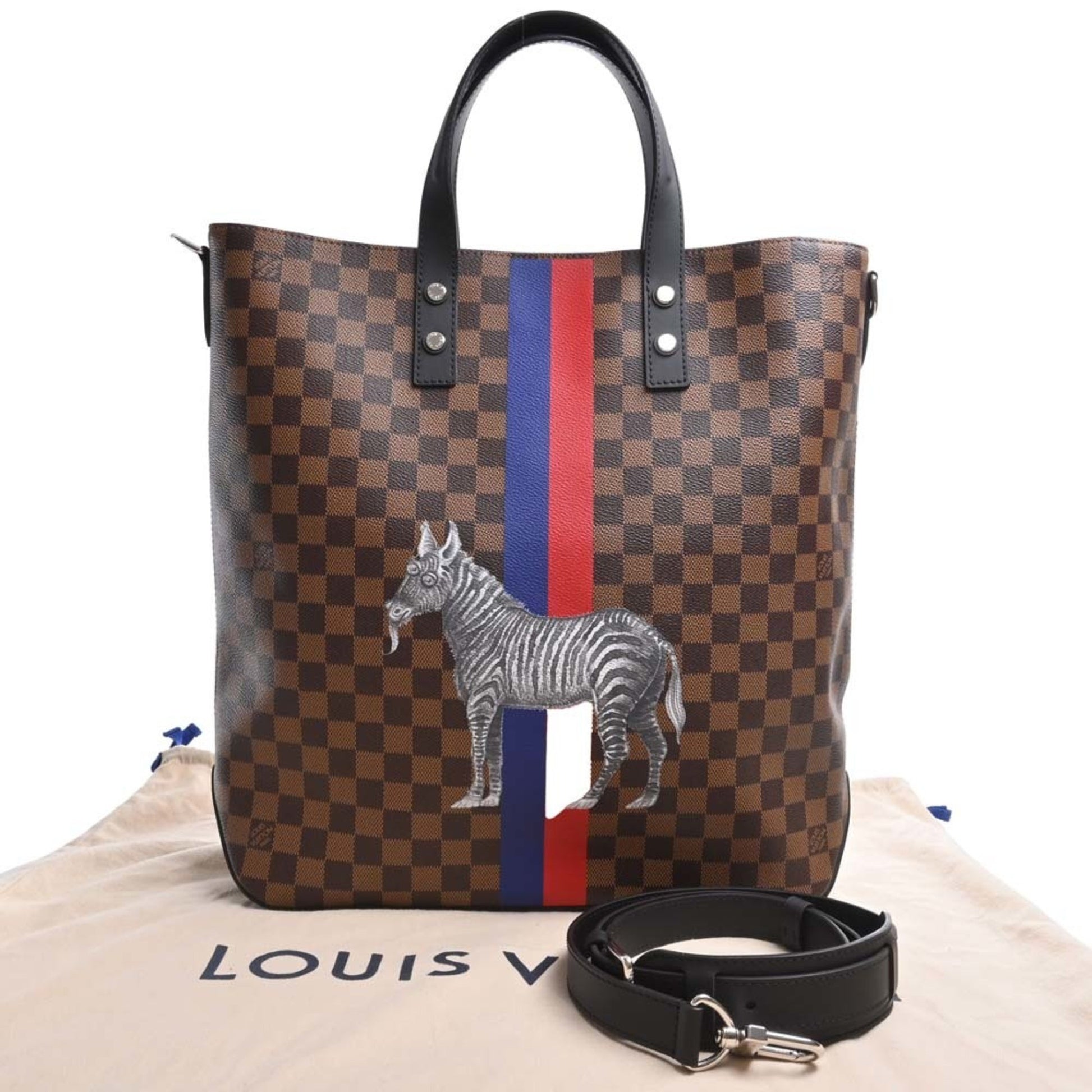 Louis Vuitton Dami Savanna Chap Man Brothers Atlade Zebrown N42702 Men's  Ladies 2WAY Bag New Beauty Louis Vuitton With Strap with Strap – 銀蔵オンライン