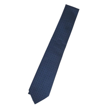 LOUIS VUITTON tie monogramissim 8CM M67998 silk 100% blue men's