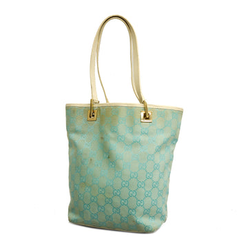 GUCCIAuth  GG Canvas Tote Bag 002 1099 Handbag,Tote Bag Light Blue,White