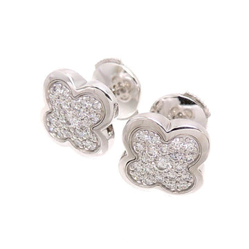 VAN CLEEF & ARPELS Pure Alhambra Ladies Earrings 750 White Gold