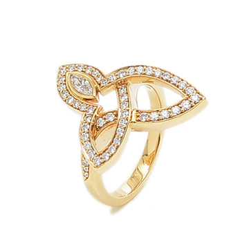 HARRY WINSTON Lily Cluster Diamond Ring K18YG No. 7
