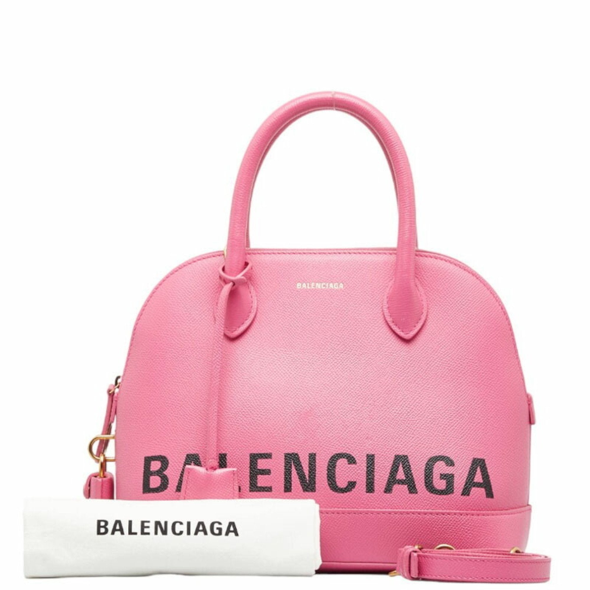 Balenciaga ville clearance bag pink