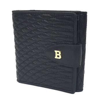 BALLY bi-fold wallet retro leather black