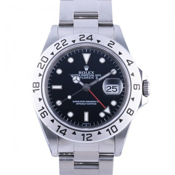 ROLEX Explorer II 16570 black dial watch men