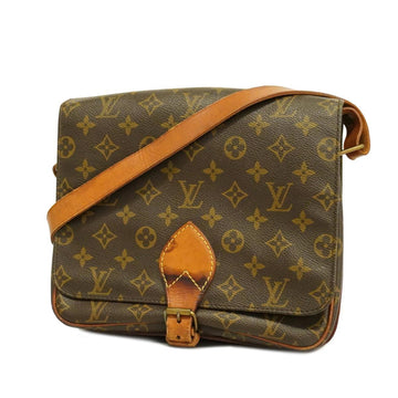 LOUIS VUITTON Shoulder Bag Monogram Cartesiere M51252 Brown Ladies