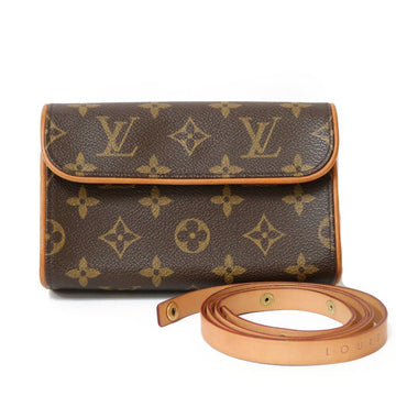 LOUIS VUITTON Waist Bag Monogram Pochette Florantine FL1012 Brown Women's Canvas