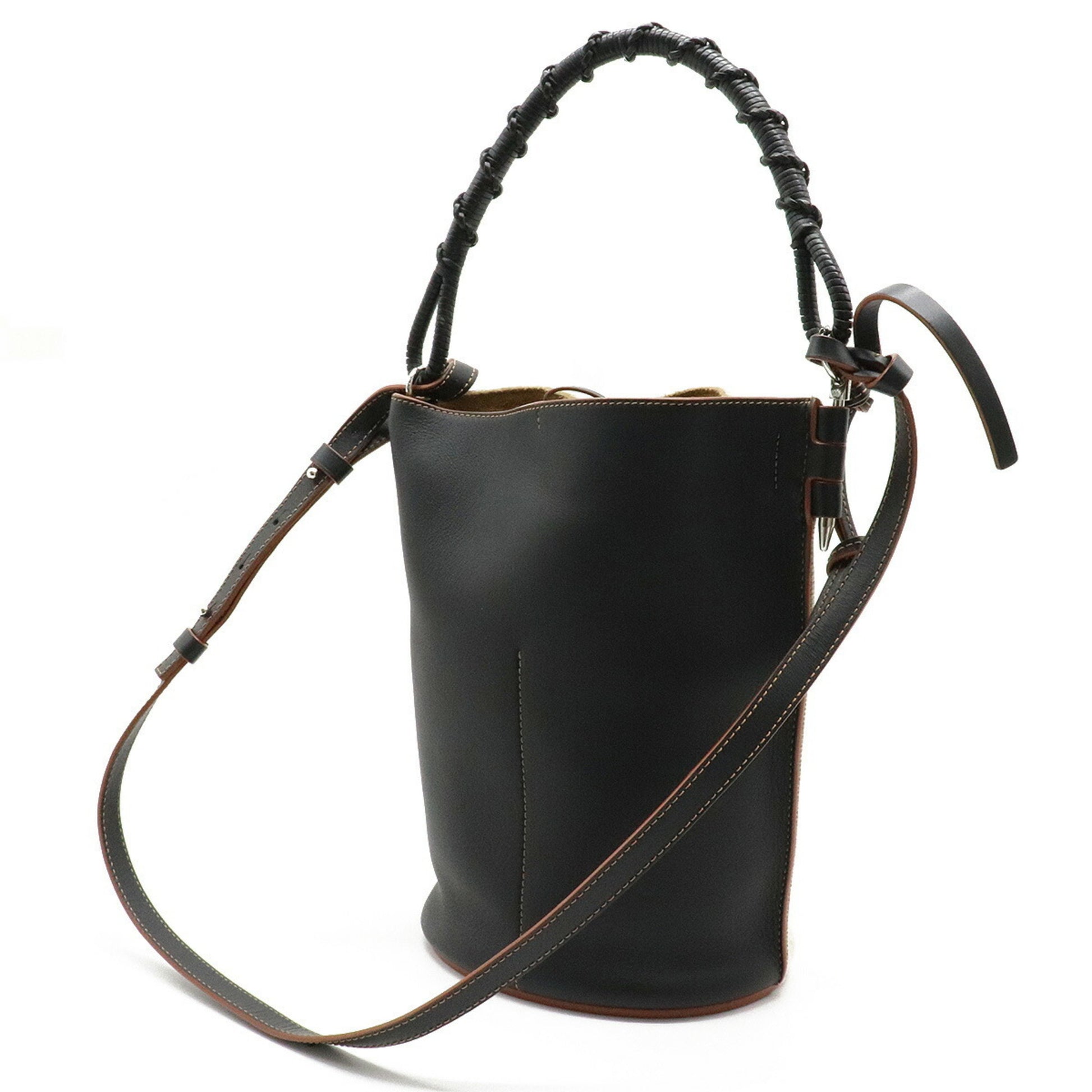 Loewe Anagram Gate Bucket Bag in Oro/Gold $1850