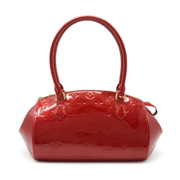LOUIS VUITTON Vernis Sherwood PM Shoulder Bag Handbag Pomme D'Amour M91494
