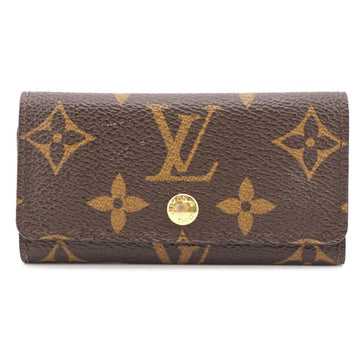 LOUIS VUITTON M62631 Multicle 4 Monogram Key Case Women's