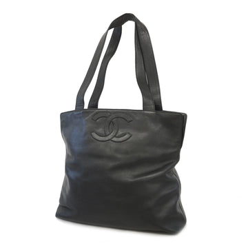 Chanel Tote Bag Women's Leather Black