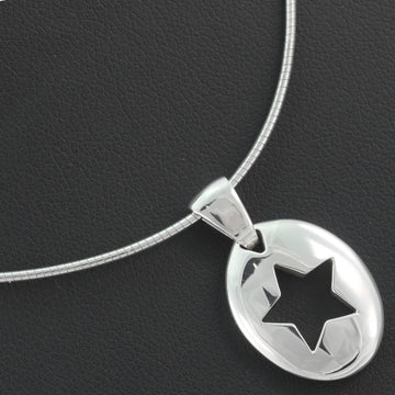 TIFFANY Necklace Piast Star Choker Silver 925 &Co. Women's