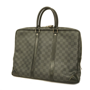 Louis Vuitton Damier Graphite Porto De Cuman Voyage N41125 Men's Briefcase