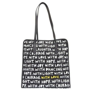 KATE SPADE canvas tote bag cleo wade collection black ladies