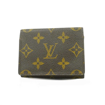 LOUIS VUITTONAuth  Monogram Amberop Cult De Visit M62920 Business Card Case